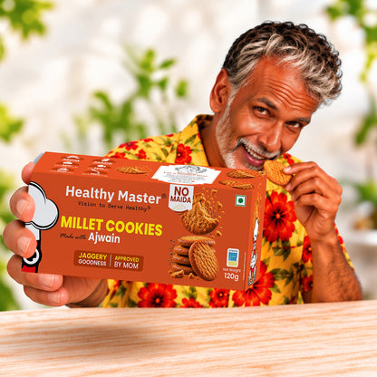 Multi Millet Ajwain Cookies And Biscuits