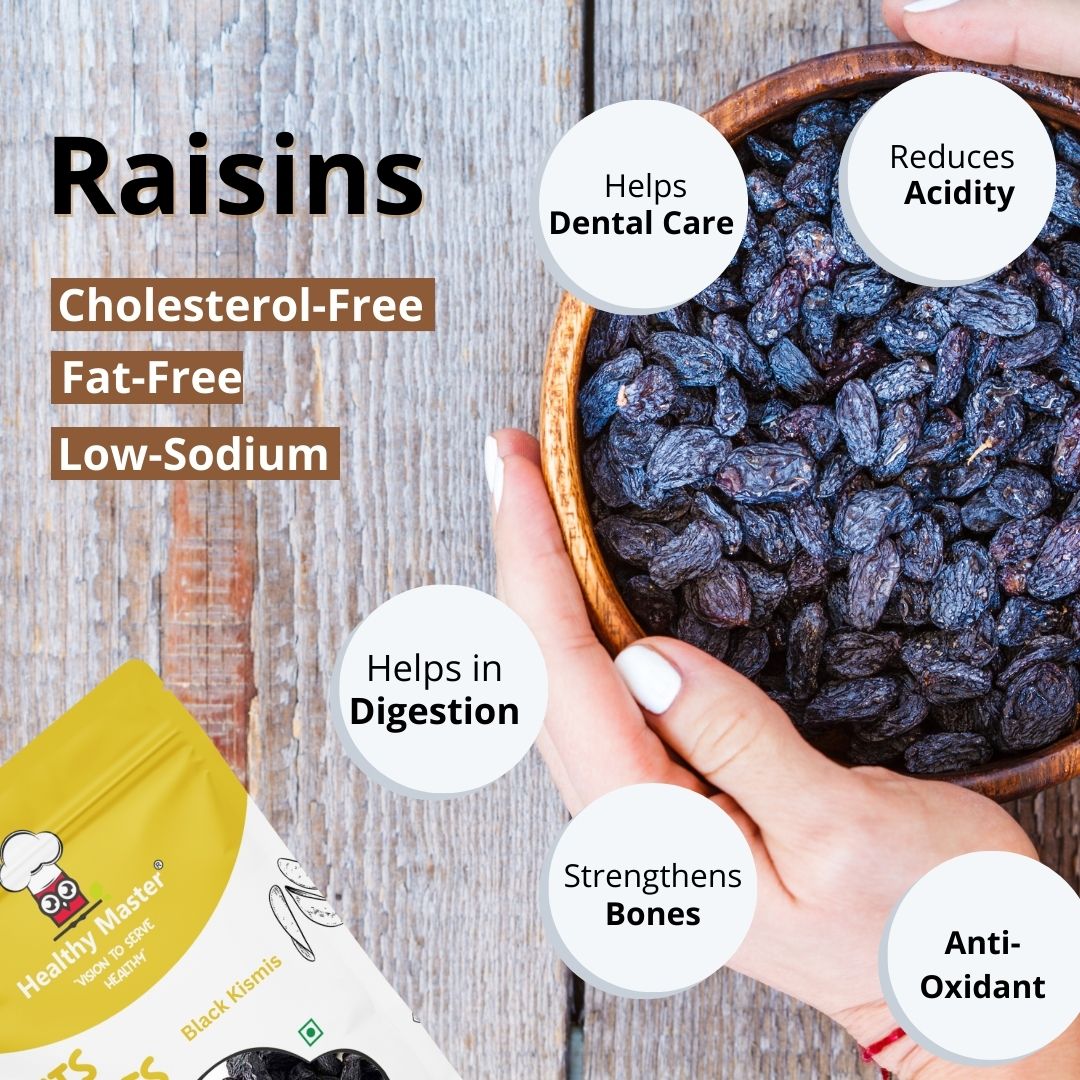 Black Raisins - Black Kismis - Healthy Master