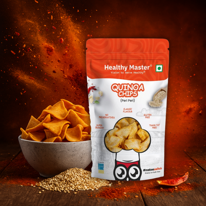 Quinoa Chips - Light and Crispy (Peri-Peri)