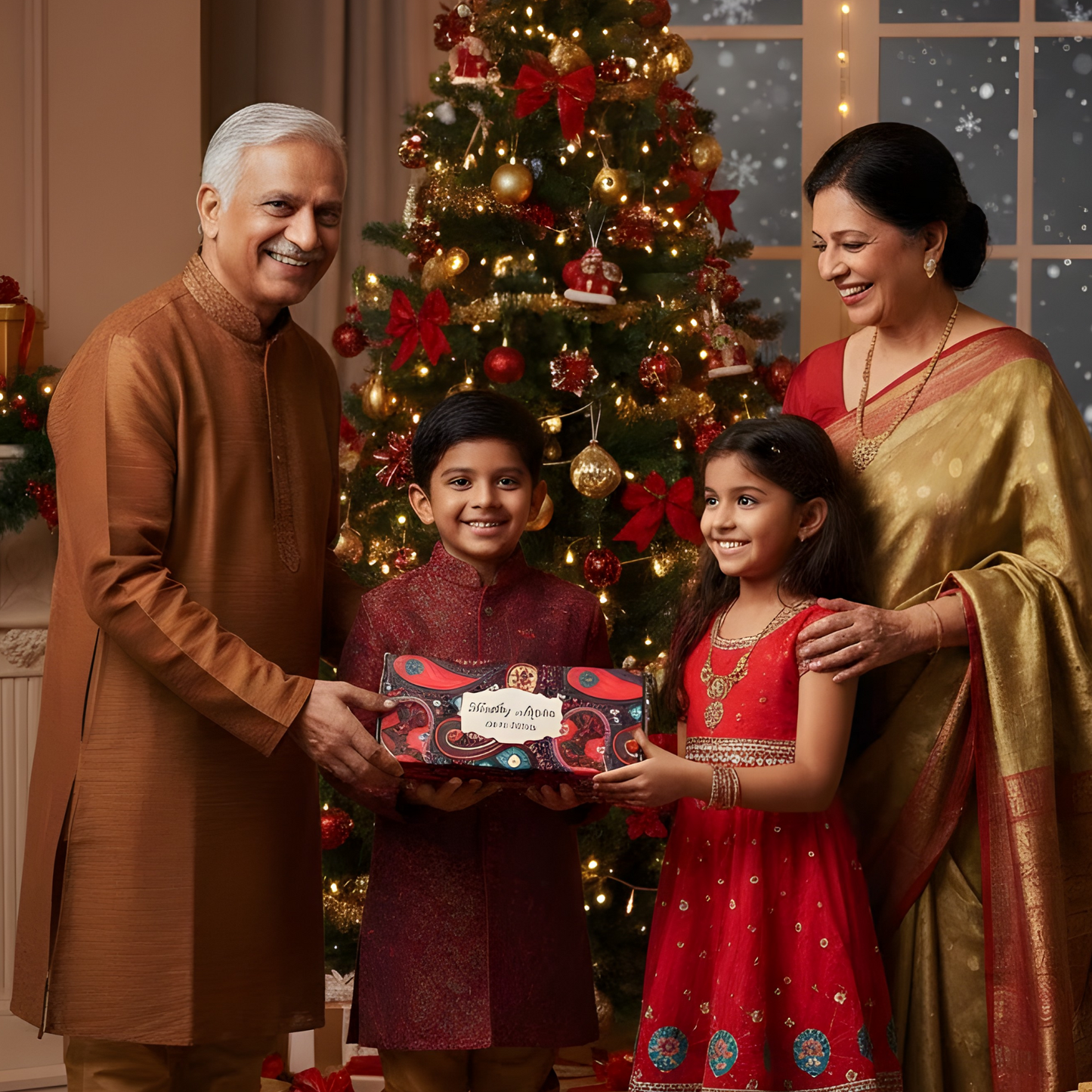 Opulent Christmas Gift Box