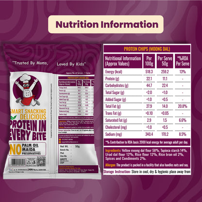 High Protein Chips - Moong Dal, Jalapeno Flavour