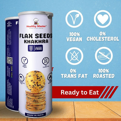 Roasted Khakhra  - With Flax Seeds & Coin Sized