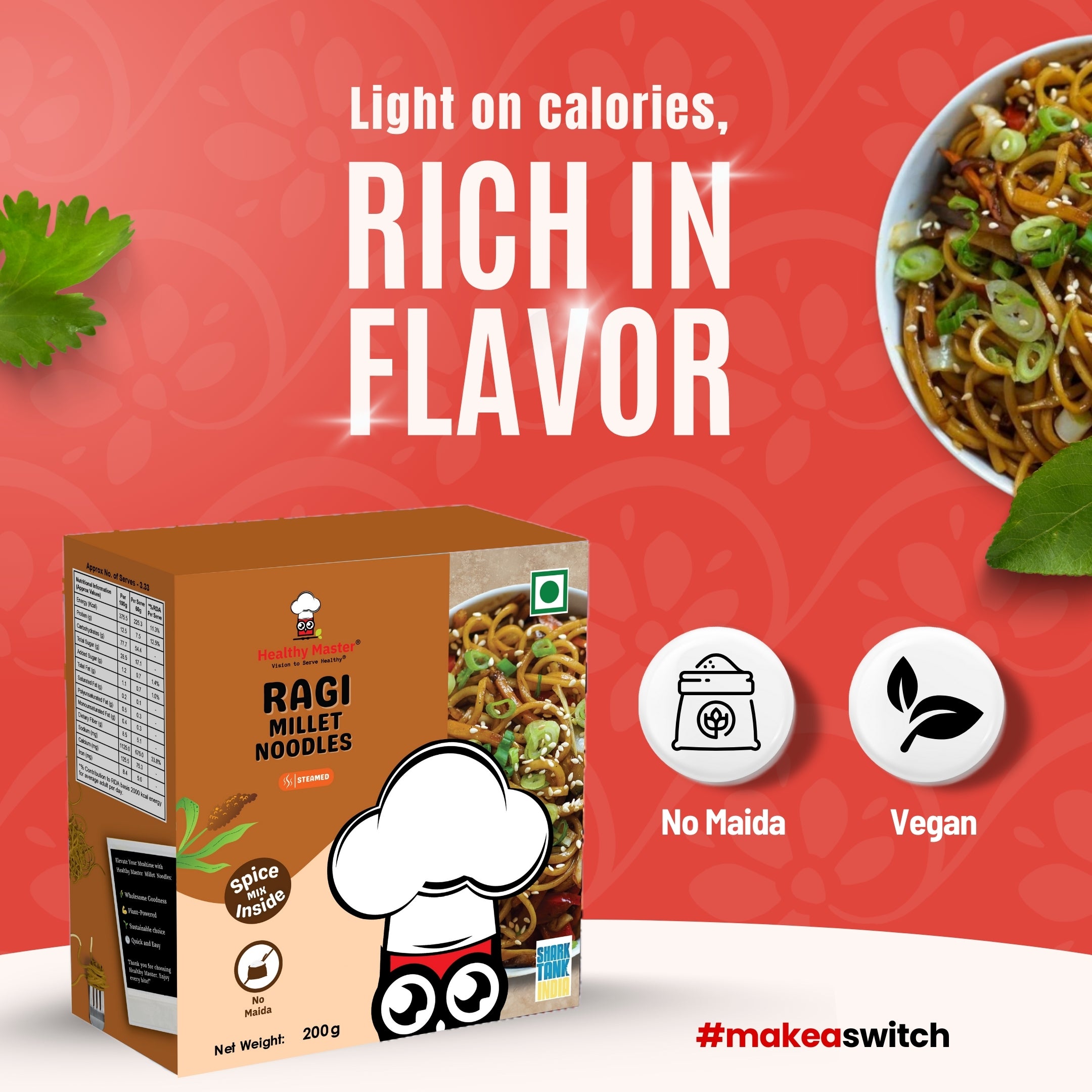 Ragi Millet Noodles - Healthy & Nutritious