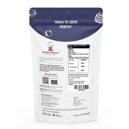 Millet Balls Cheddar Cheese - Healthy Master