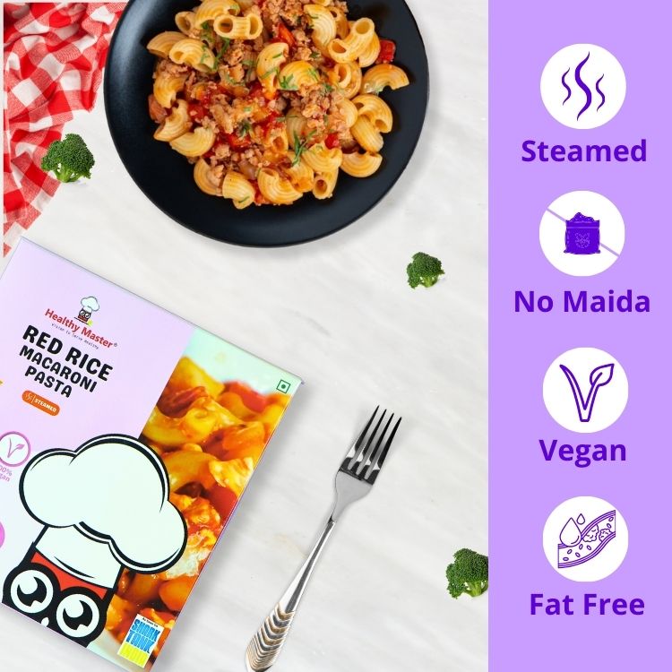 Red Rice Macaroni Pasta