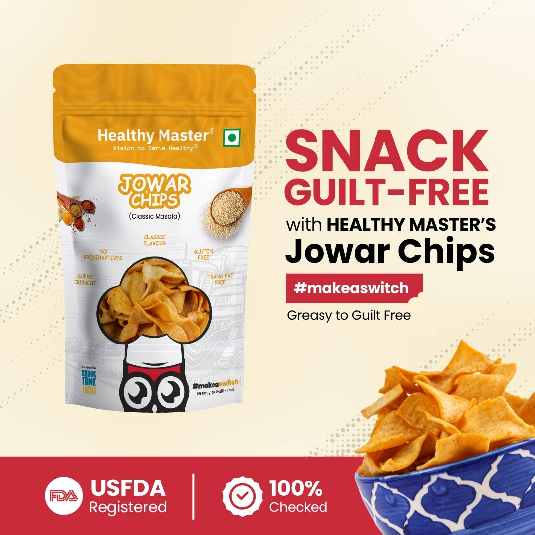 Jowar Chips - Light and Crispy (Classic Masala)