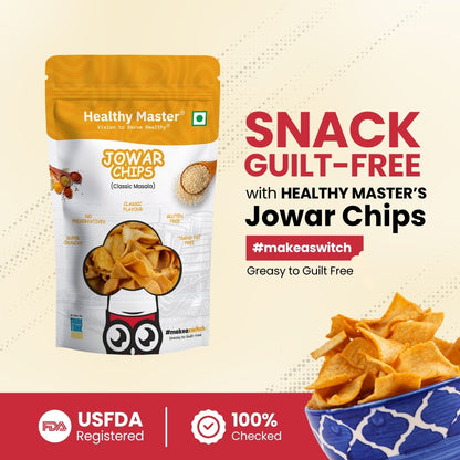 Jowar Chips - Light and Crispy (Classic Masala)