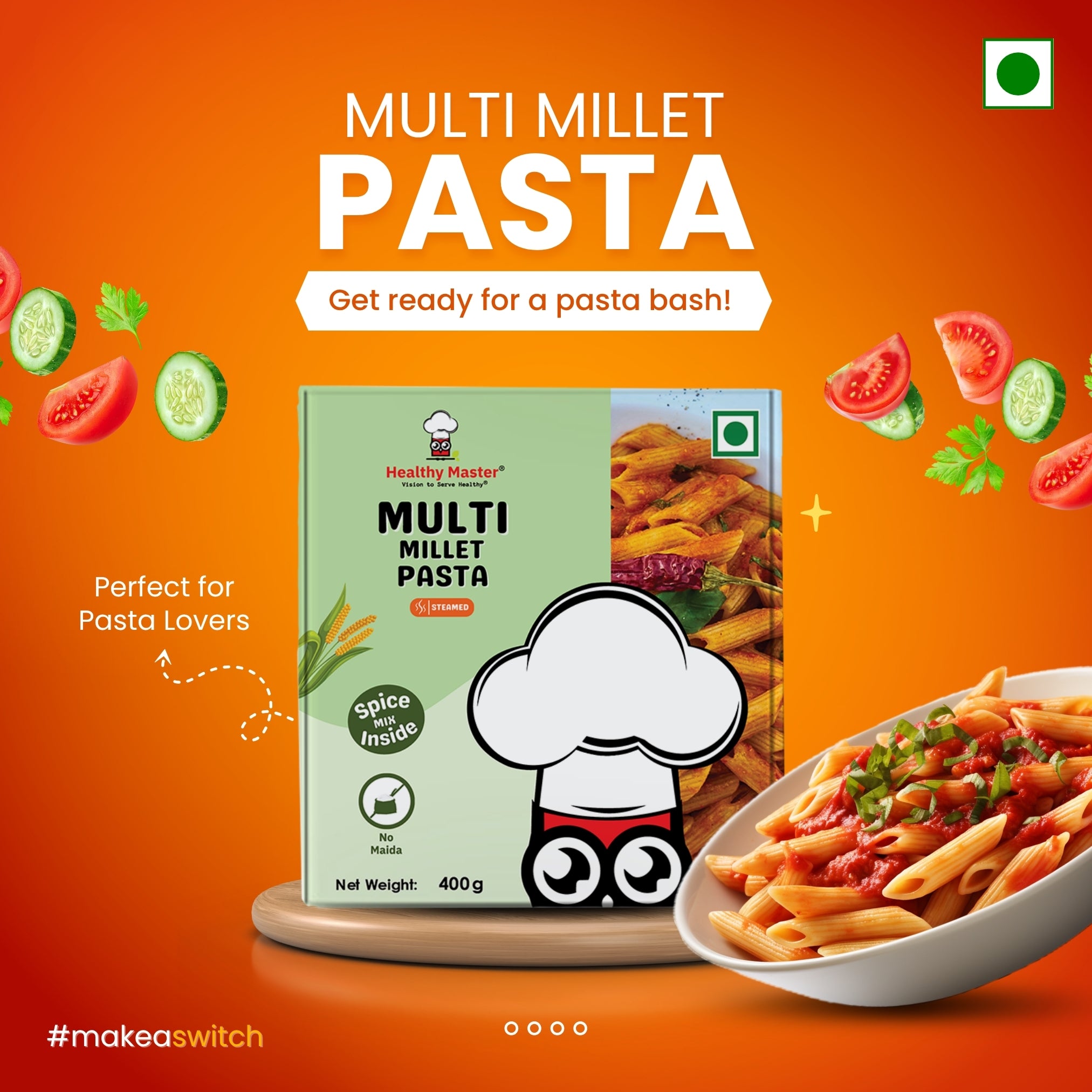 Buy Millet Pasta & Healthy Pasta Snacks - Healthy Master