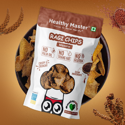 Ragi Chips - Light and Crispy (Traditional Spice)