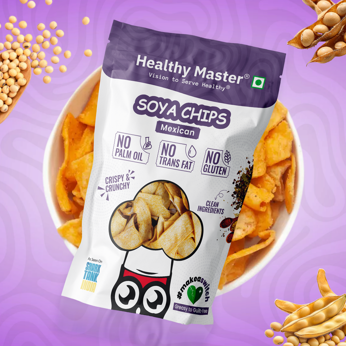 Soya Chips - Light and Crispy