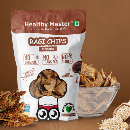 Ragi Chips - Light and Crispy (Traditional Spice)