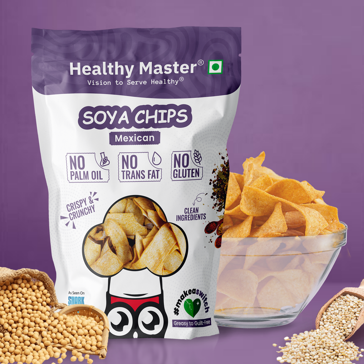 Soya Chips - Light and Crispy