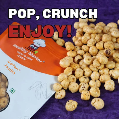 Crispy Fox Nuts (Makhana) - Peprika Flavour