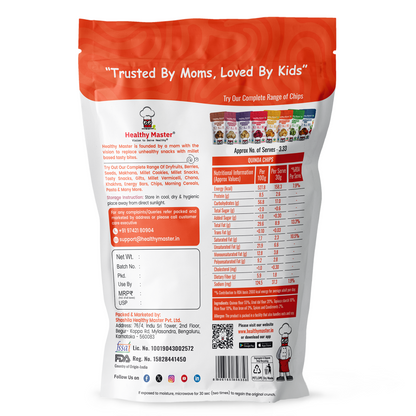 Quinoa Chips - Light and Crispy (Peri-Peri)