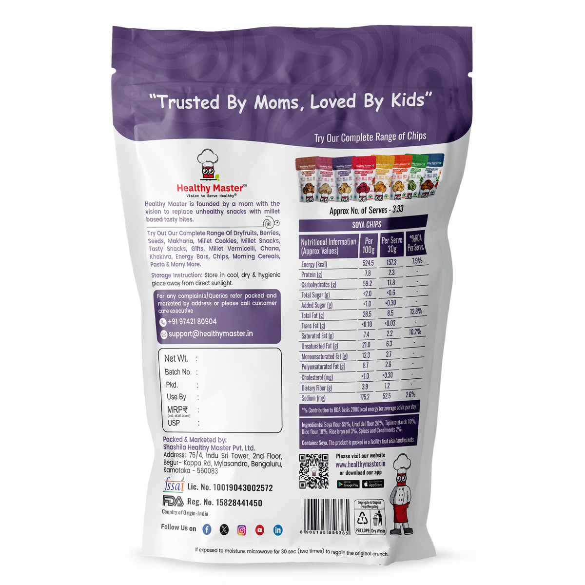 Soya Chips - Light and Crispy