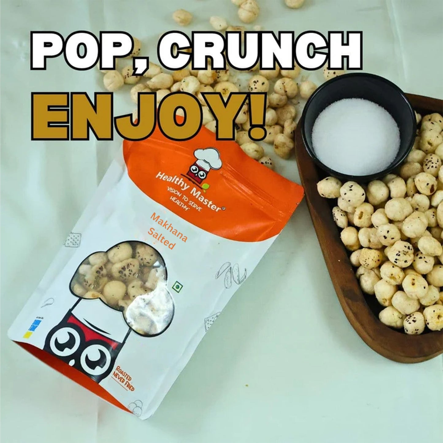 Crispy Fox Nuts (Makhana) - Salted Flavour