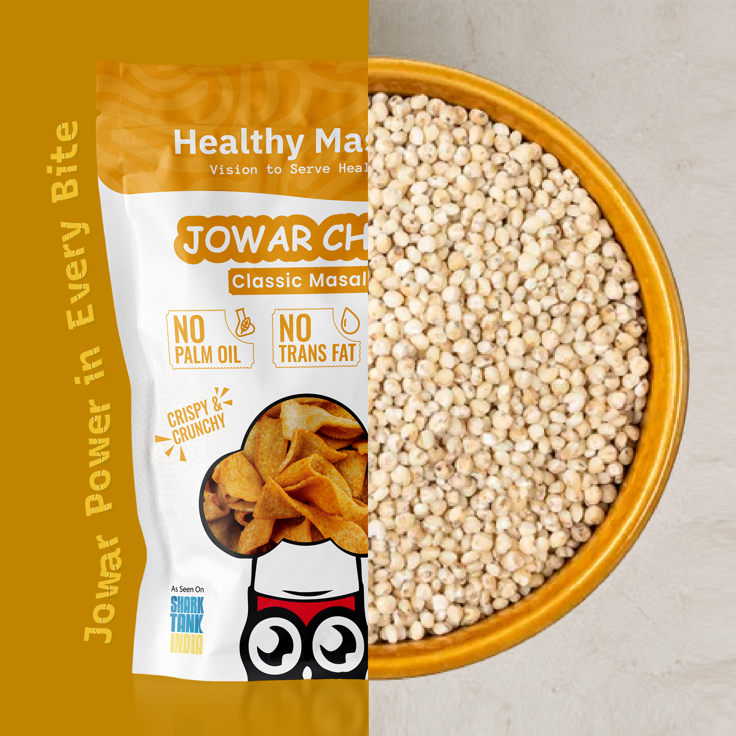 Jowar Chips - Light and Crispy (Classic Masala)