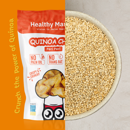 Quinoa Chips - Light and Crispy (Peri-Peri)