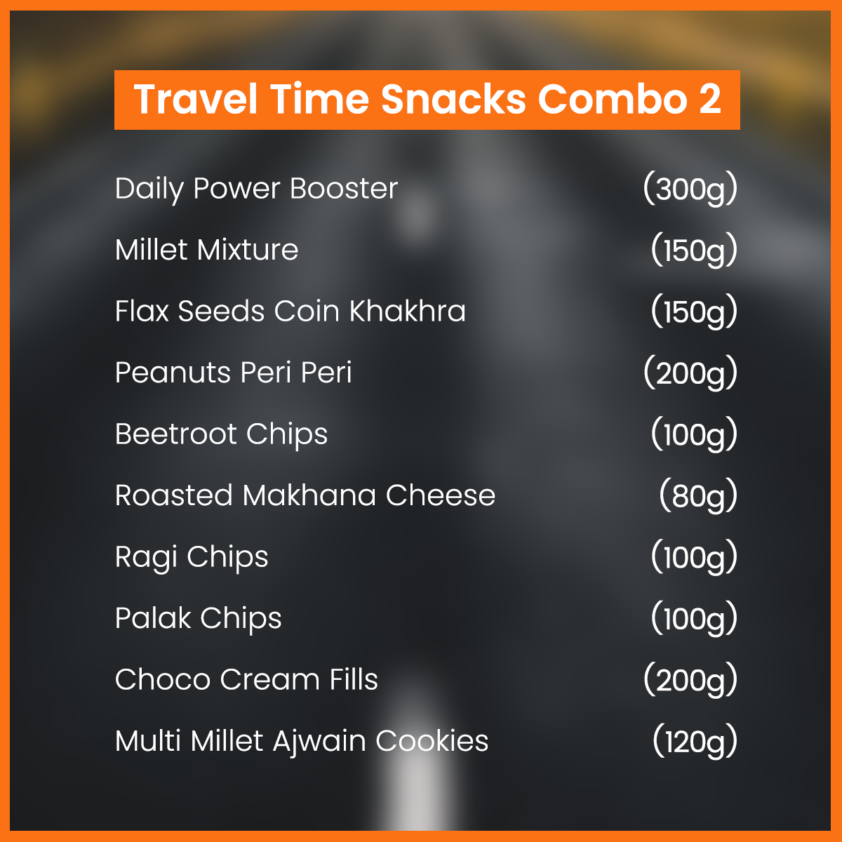 Travel Time Snacks Combo 2