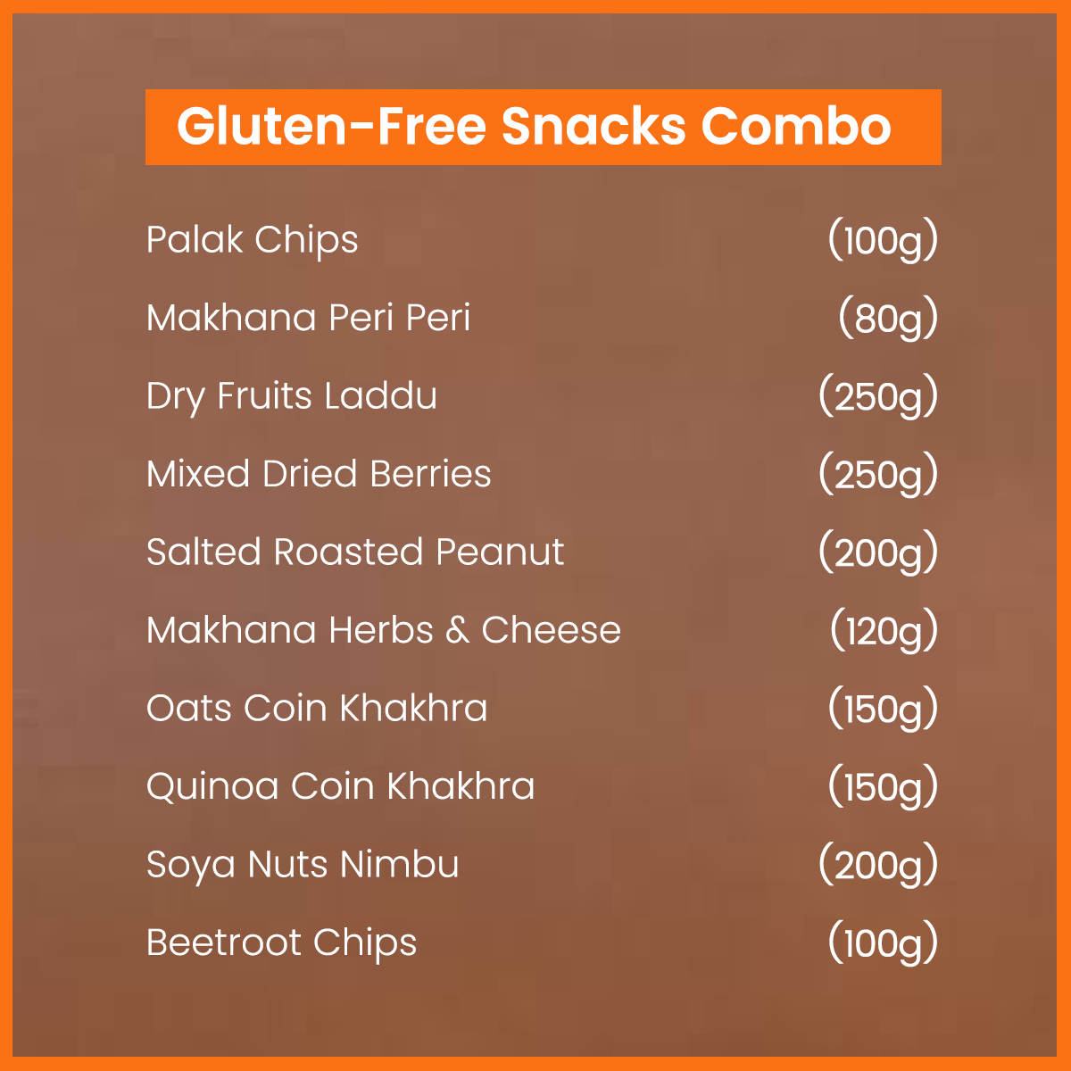 Gluten Free Snacks Combo