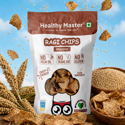 Ragi Chips - Light and Crispy (Traditional Spice)