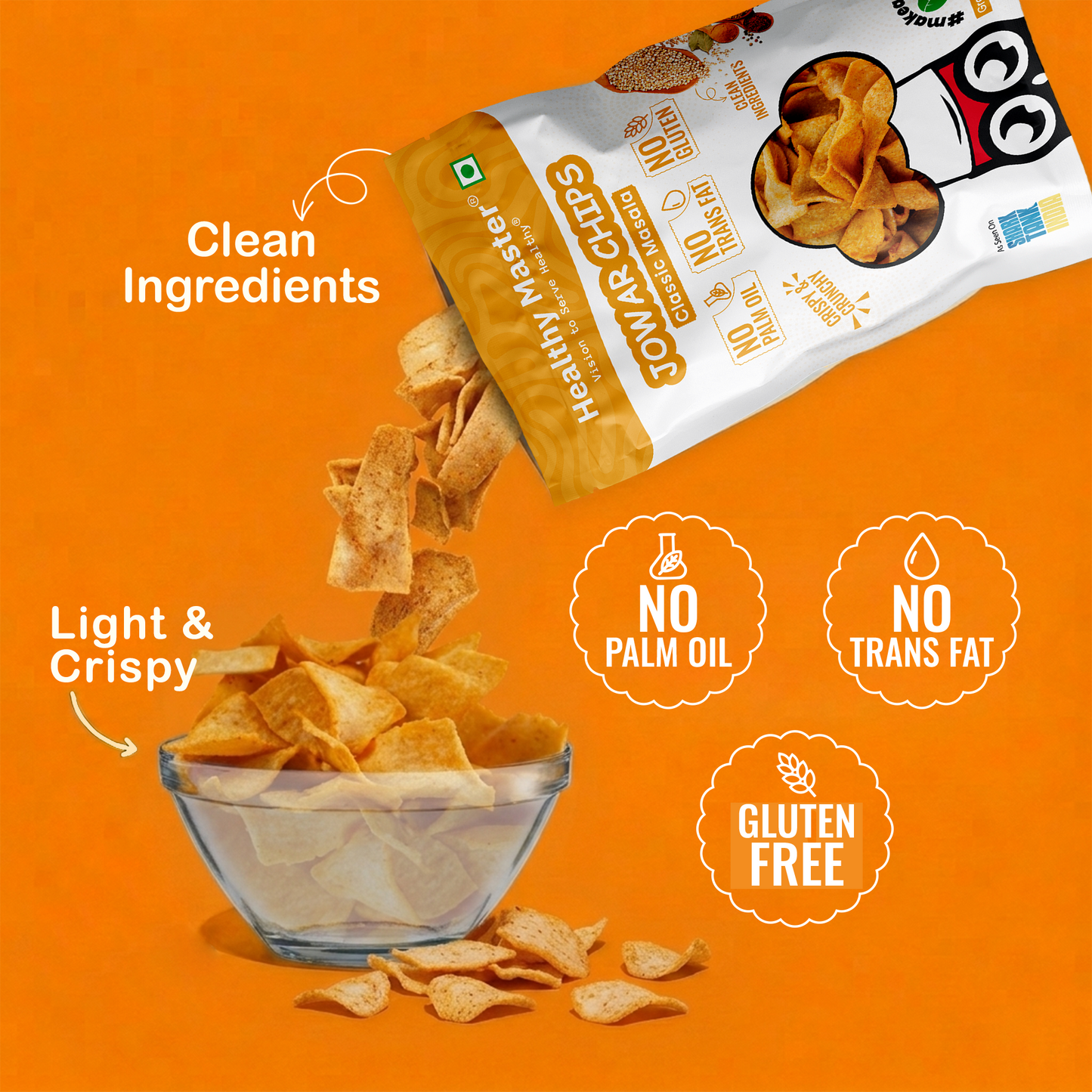 Jowar Chips - Light and Crispy (Classic Masala)