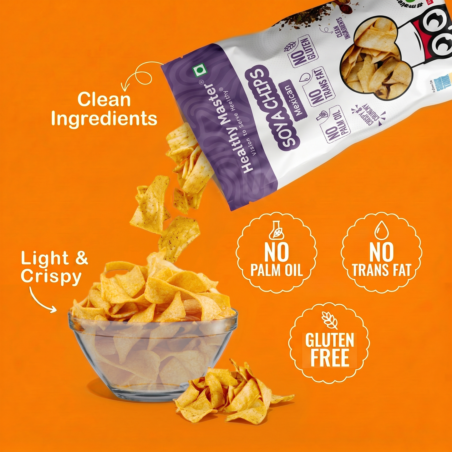 Soya Chips - Light and Crispy