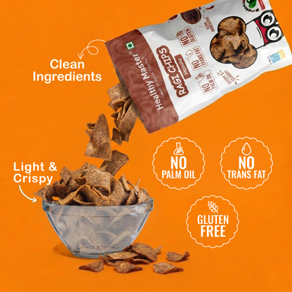 Ragi Chips - Light and Crispy (Traditional Spice)