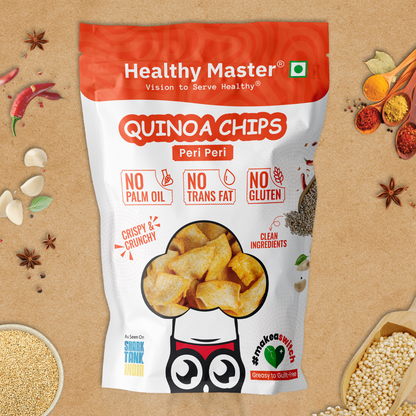 Quinoa Chips - Light and Crispy (Peri-Peri)