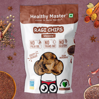 Ragi Chips - Light and Crispy (Traditional Spice)