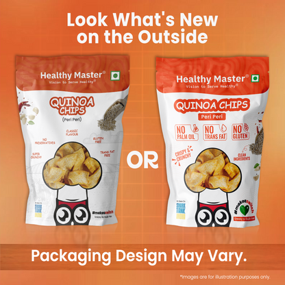 Quinoa Chips - Light and Crispy (Peri-Peri)