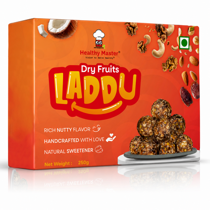 Dry Fruits Laddu - Nutritious Mix of Dryfruits & Coconut