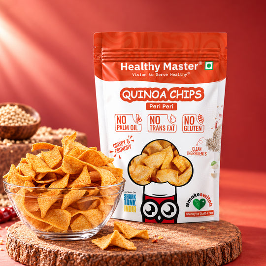 Quinoa Chips - Light and Crispy (Peri-Peri)