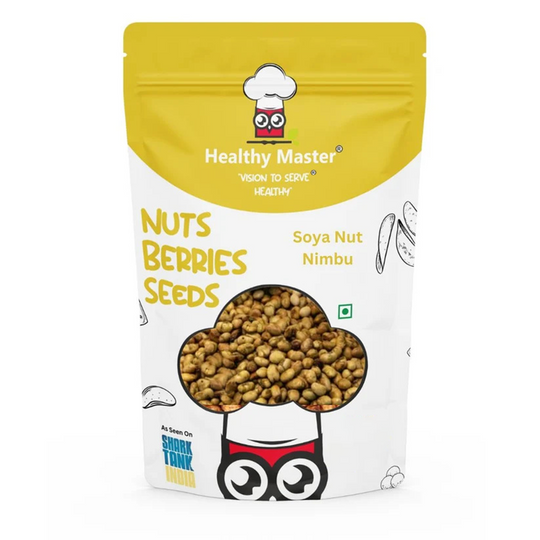 Roasted Soya Nuts - Lemon (Nimbu) Flavour