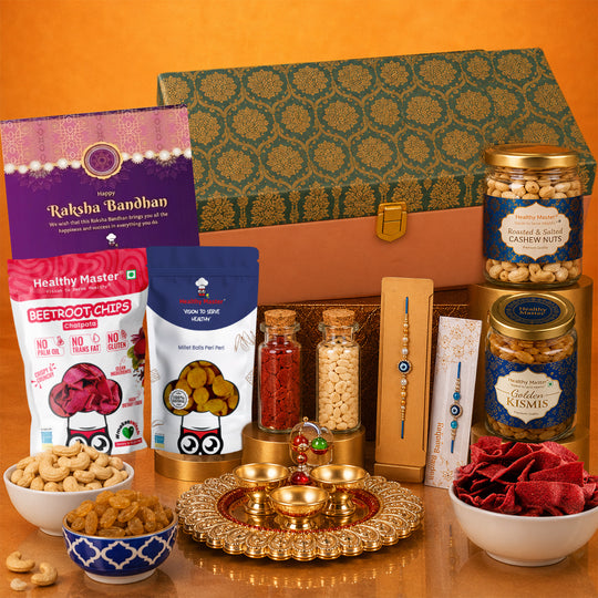 The Rakhi Rituals Box – Bhaiya Bhabhi Ki Rakhi, Pyaar Aur Parampara Ka Sangam | 10 Premium Delights to Make Their Celebration Extra Memorable 🎁✨