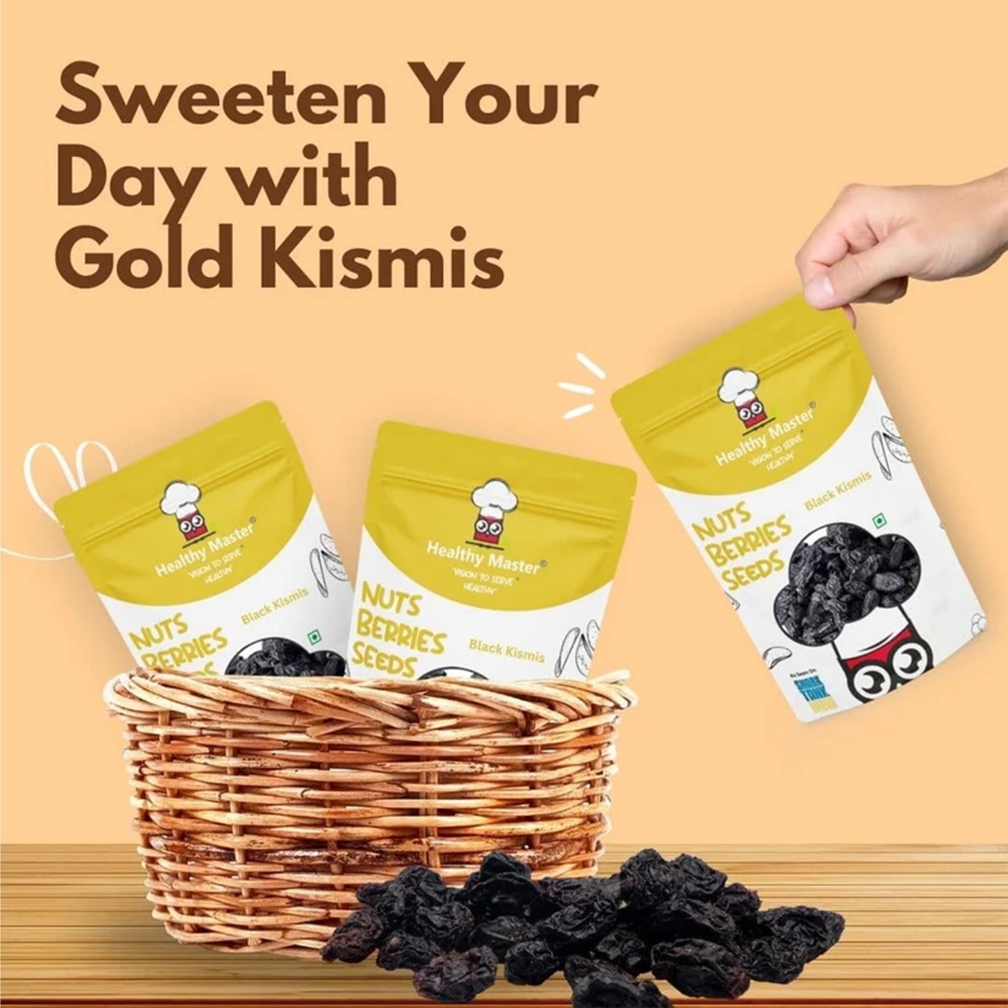 Black Raisins ( Kishmish) - Premium Quality