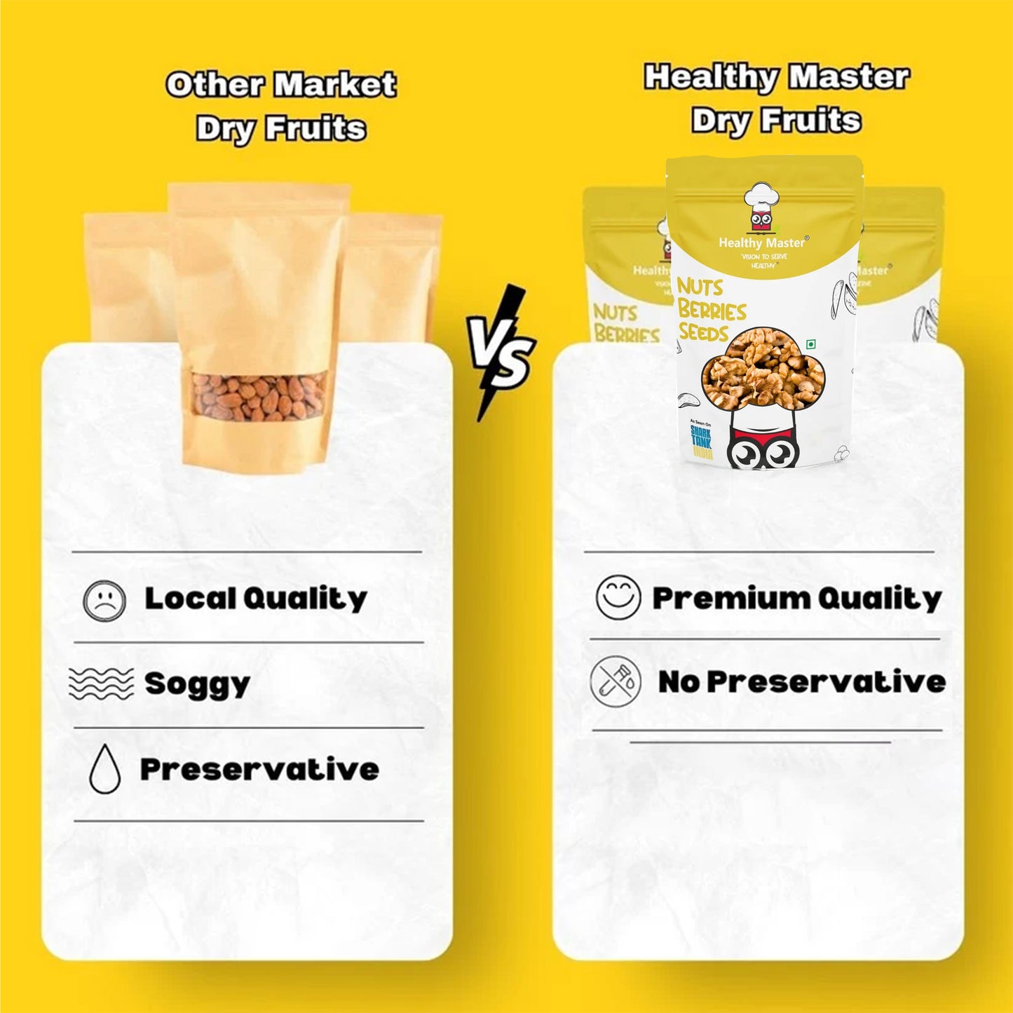 Premium Broken Walnut Kernels (Akhrot Giri)