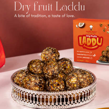 Dry Fruits Laddu - Nutritious Mix of Dryfruits & Coconut