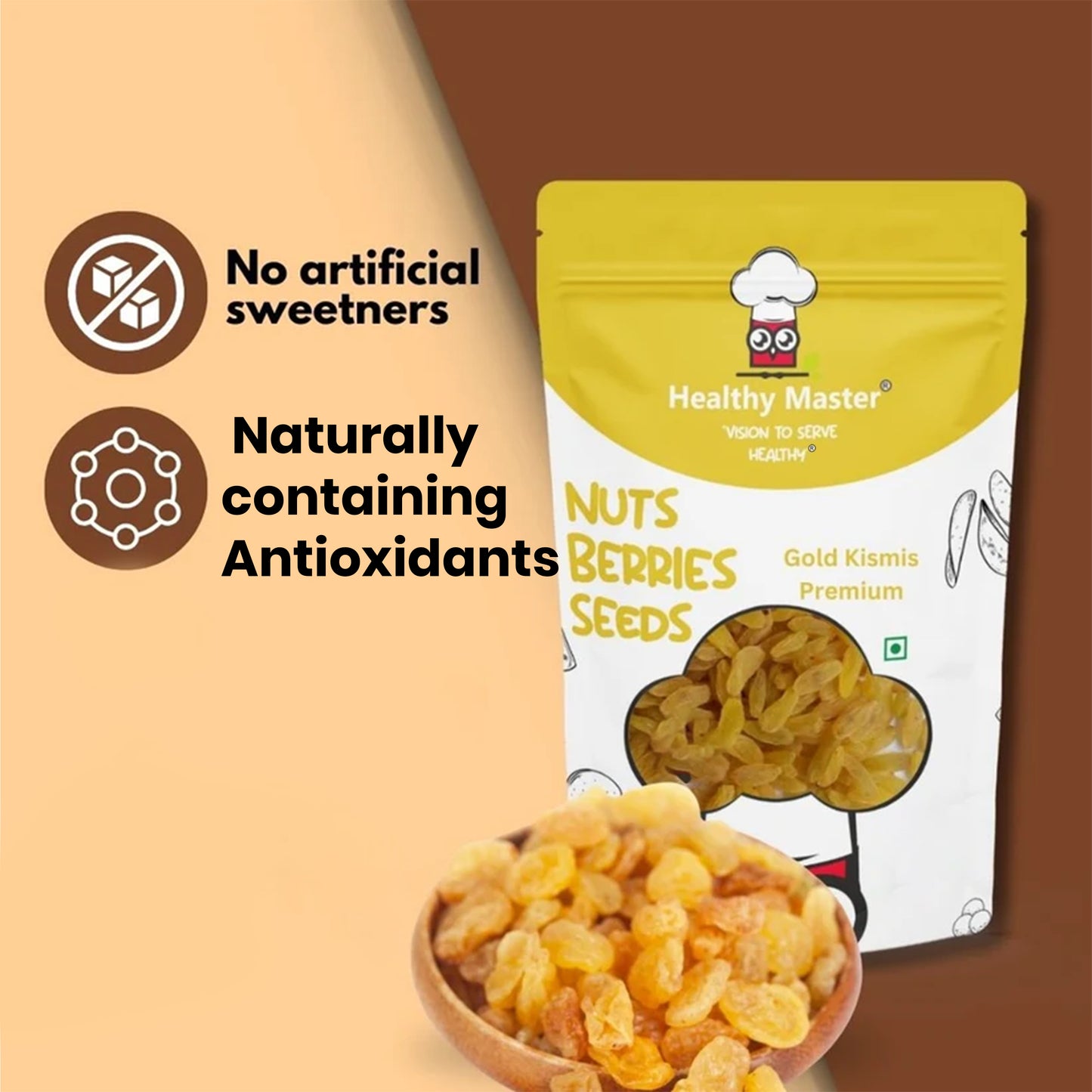 Premium Quality Golden Raisins (Kismis)