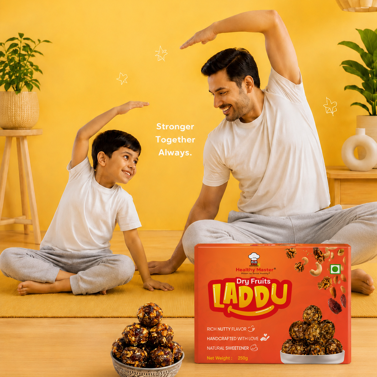 Dry Fruits Laddu - Nutritious Mix of Dryfruits & Coconut