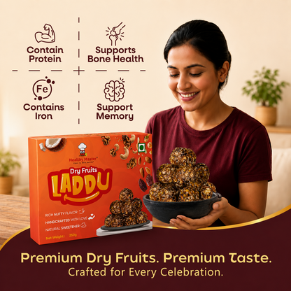 Dry Fruits Laddu - Nutritious Mix of Dryfruits & Coconut