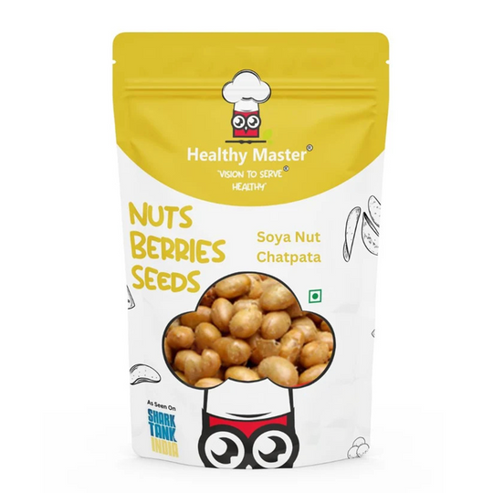 Roasted Soya Nuts - Chatpata Flavour