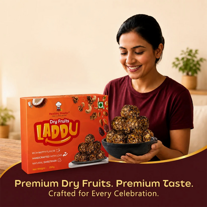 Dry Fruits Laddu - Nutritious Mix of Dryfruits & Coconut