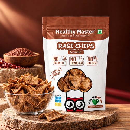 Ragi Chips - Light and Crispy (Traditional Spice)