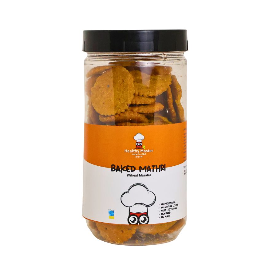 Wheat Mathri - Baked & Masala Flavour (Spicy)