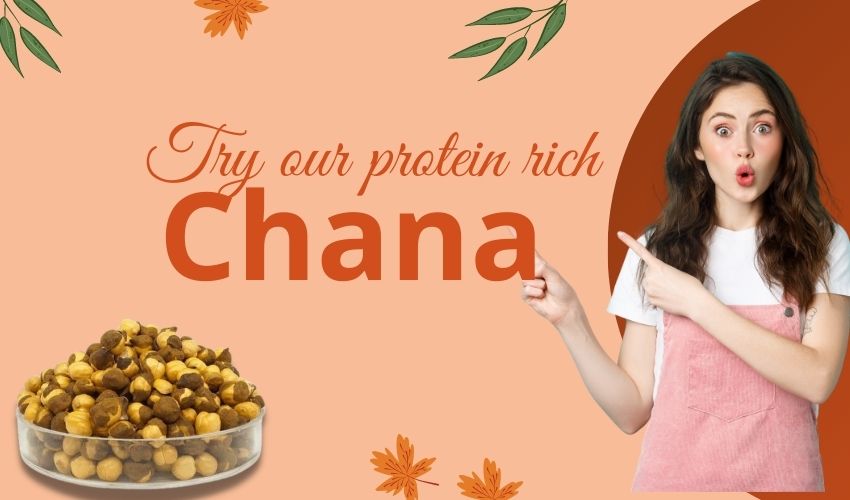 Buy Dry Protein Rich Chana Snacks Online In India | Order Healthy Low Calorie  Roasted Chana/ Chickpeas At The Best Price India