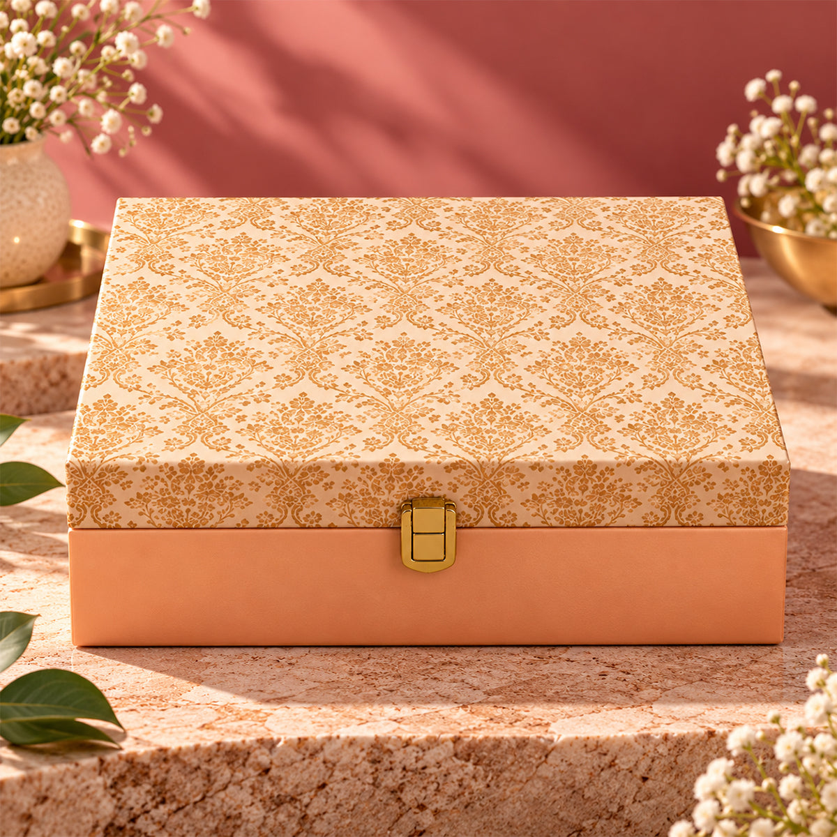 Diwali Treasures 3 | Dry Fruits Jar Gift Box with Almonds, Cashews & Daily Power Booster