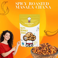 Spicy Roasted Masala Chana - Healthy Master