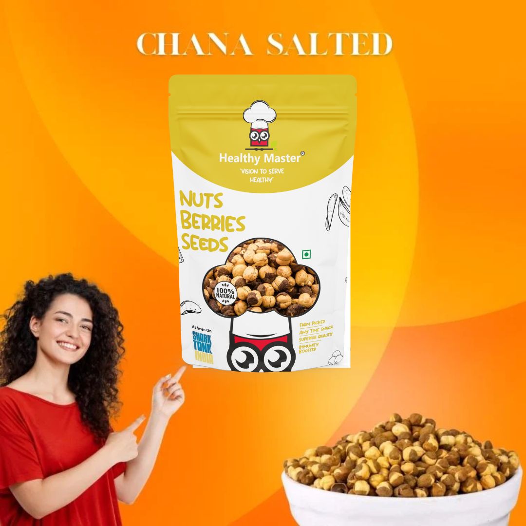 Roasted Salted Chana - Healthy Master