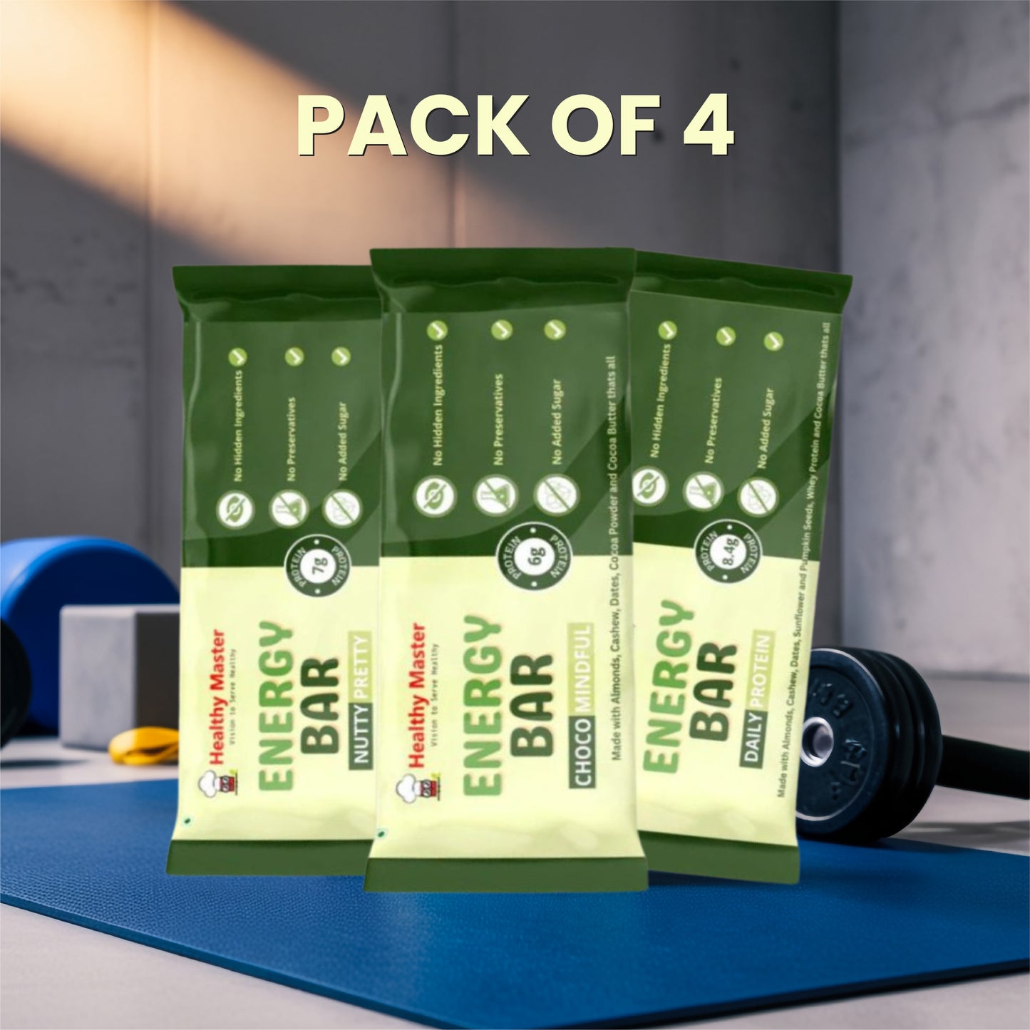 Energy Bars Combo Pack of 4